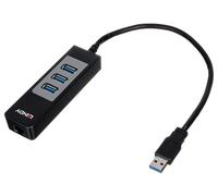 Lindy 43176 hub & concentrateur USB 3.2 Gen 1 (3.1 Gen 1) Type-A 5000 Mbit/s Noir