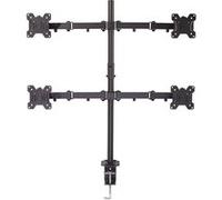 LINDY Support de table pour 4 écrans 43,2–71,1 cm (17–28") inclinable pivotant noir