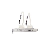 LINDY Lot de 5 Adaptateurs de slot USB 2 x IDC 5 pins F, 20cm