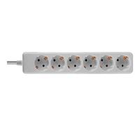 LINDY Mains 6 way gang socket