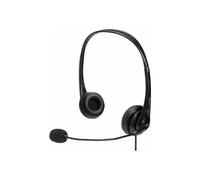 Lindy - Micro-casque - sur-oreille - filaire - jack 3,5mm, USB-C - noir