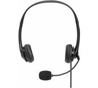 Lindy - Micro-casque - sur-oreille - filaire - jack 3,5mm, USB-C - noir Noir G