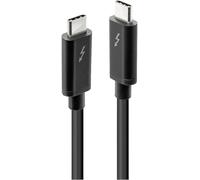 LINDY MicroConnect Câble Thunderbolt™ Thunderbolt™ 3 USB-C® mâle, USB-C® mâle 1.00 m noir avec USB TB3010