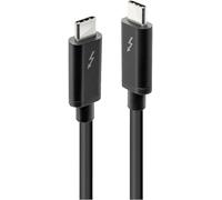 LINDY MicroConnect Câble Thunderbolt™ Thunderbolt™ 3 USB-C® mâle, USB-C® mâle 2.00 m noir TB3020