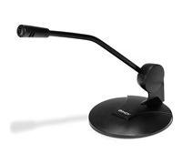 Lindy Microphone de bureau 20440 – Jack 3,5 mm – Noir