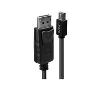 LINDY Mini-DisplayPort an Displayport Kabel schwarz 2m
