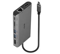 Lindy Mini Dock USB 3.2 Type C Chargeur Laptop Noir Aluminium 4K HDCP