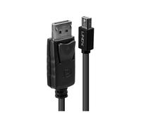 LINDY Mini DP to DP Cable black 5m MiniDisplayPort to DisplayPort