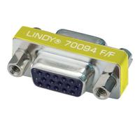Lindy Mini Gender Changer - Changeur de genre - HD-15 (VGA) (F) pour HD-15 (VGA) (F)