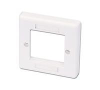 LINDY Modular AV Face Plate System Single Gang Snap In Face Plate - plaque