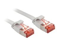 LINDY 47551 RJ45 Câble réseau, câble patch CAT 6 U/FTP 1.00 m gris 1 pc(s)