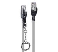 LINDY Patchkabel Cat.6A S/FTP grau 2m verriegelbar