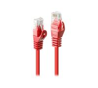 LINDY Patchkabel Cat6 U/UTP Basic rot 0.50m