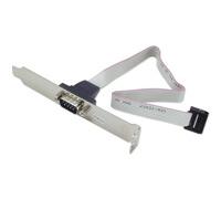 Lindy PC Back Plate Serial Adaptor - panneau série - DB-9 pour IDC 10 broches