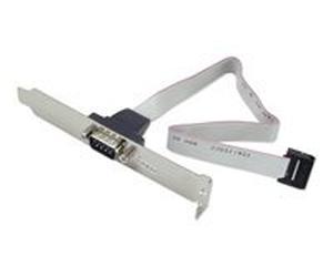 Lindy PC Back Plate Serial Adaptor - panneau série - DB-9 pour IDC 10 broches