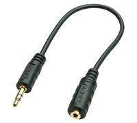 LINDY 35699 35699 Jack audio Câble adaptateur [1x Jack mâle 3.5 mm - 1x Jack femelle 2.5 mm] noir