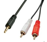 Lindy Câble audio Premium – 2 x RCA (Cinch) mâle vers Jack 3,5 mm mâle – 10 m