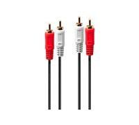 Lindy Câble audio Premium 2x RCA mâle vers 2x RCA mâle 1 m