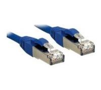 Lindy Câble réseau 45649 RJ45 Cat 6 S/FTP sans halogène 20 m bleu