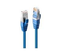Lindy Premium cordon de raccordement - 30 cm - bleu