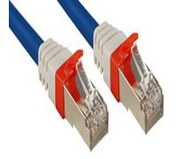 Lindy 45374 Câble patch cat.6 (A) S/FTP PIMF Premium sans Halogène Bleu 1 m