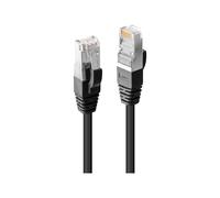 Lindy Premium - Cordon de raccordement - RJ-45 (M) pour RJ-45 (M) - 10 m - Paire torsadée blindée (SSTP) - CAT 6 - sans halogène, sans crochet - noir