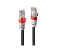 LINDY 45368 RJ45 Câble réseau, câble patch CAT 6a S/STP 10.00 m noir 1 pc(s)