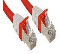 Lindy Premium - Cordon de raccordement - RJ-45 (M) pour RJ-45 (M) - 30 cm - SFTP - CAT 6a - sans halogène - rouge G