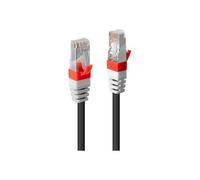 Lindy Premium - Cordon de raccordement - RJ-45 (M) pour RJ-45 (M) - 5 m - SFTP - CAT 6a - sans halogène - noir G