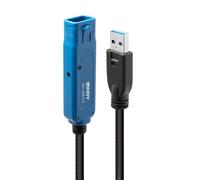 Lindy Rallonge USB 3.0 amplifiée Pro 43158 – 8 m USB A Noir