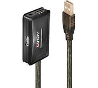 Lindy Rallonge Active USB 2.0 avec Hub, 10m, Hub USB