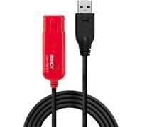 LINDY Câble USB USB 2.0 USB-A mâle, USB-A femelle 12.00 m noir 42782