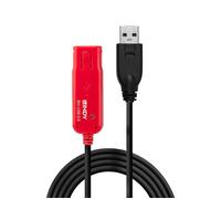 Lindy Rallonge Active USB 2.0 Pro 8 m, Câble d'Extension Actif Haute Vitesse Jusqu'à 480 Mbit/s avec Connecteurs à Verrouillage