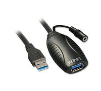 Lindy 43156 câble USB USB 3.2 Gen 1 (3.1 Gen 1) 10 m USB A Noir