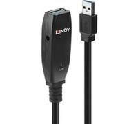 Lindy "Rallonge active USB 3.0, Slim, 15m, Câble d''extension"