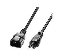 Lindy Câble d'alimentation IEC C14 vers IEC C5 (trèfle) 1 m noir