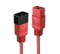 LINDY Rallonge secteur IEC C19 sur C20 rouge 1m externe bulk