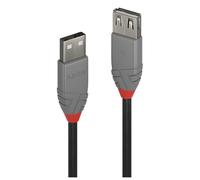 Lindy Rallonge USB 2.0 type A, Anthra Line, 0.2m
