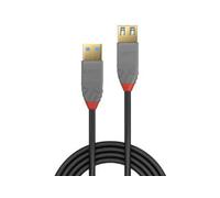 Lindy Câble USB 3.2 Gen1 USB-A mâle vers USB-A femelle 1 m noir 36761