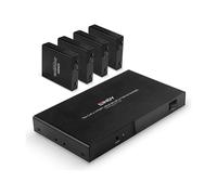 LINDY - Rallonge vidéo/audio/infrarouge - plus de CAT 6 - 4 ports - jusqu'à 70 m