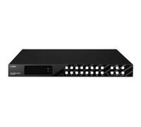 Lindy 38359 Répartiteur Vidéo HDMI 2.0 32 Ports, Audio 16 Ports, 4K Ultra HD 60Hz, HDCP 2.2, Ethernet RJ-45, Boîtier Métal, 440x200x45mm