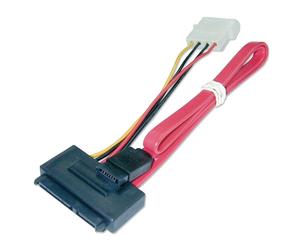 LINDY SATA Cable - Combined Data & Power Internal 0.3m