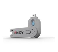 LINDY Schlüssel für USB Typ A Port Schloss blau