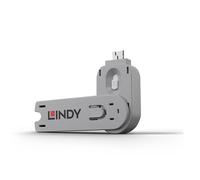LINDY Schlüssel für USB Typ A Port Schloss weiß