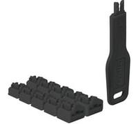 Lindy Verrous de ports RJ45 – 10 pièces – avec clé – noir