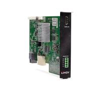 Lindy Single Port HDMI 18G Input Board - Module d'extension - HDMI x 1 + audio x 1 - noir