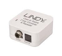 Lindy 70411 changeur de genre de câble Toslink RCA Blanc