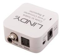LINDY SPDIF Digital / Toslink Audio Converter - Convertisseur de support - RCA / TOSLINK G