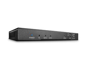 Lindy Splitter HDMI 18G avec Audio & Downscaling, 2 Ports