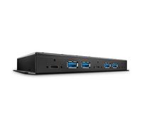 Lindy Station D’accueil 3 x USB 3.1 Gen 2 + 4 x USB 3.1, Noir